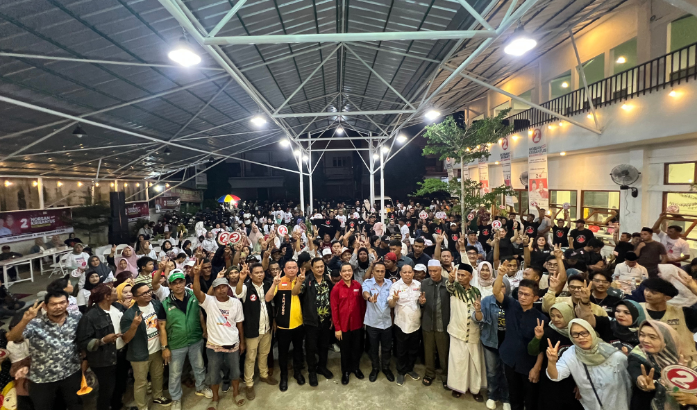 Ria Norsan dan Krisantus Kurniawan di Pontianak Utara