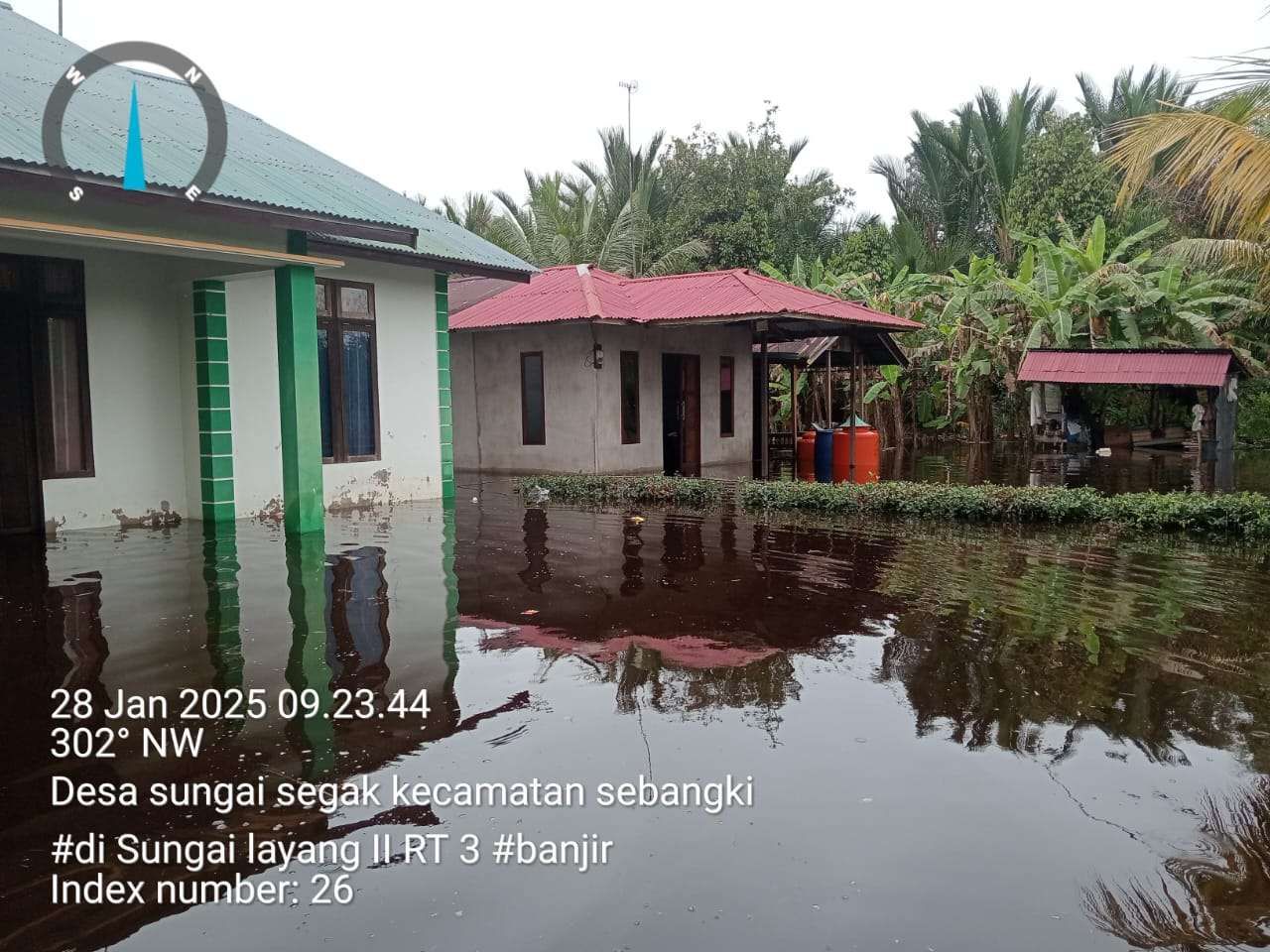 Banjir di Sungai Segak