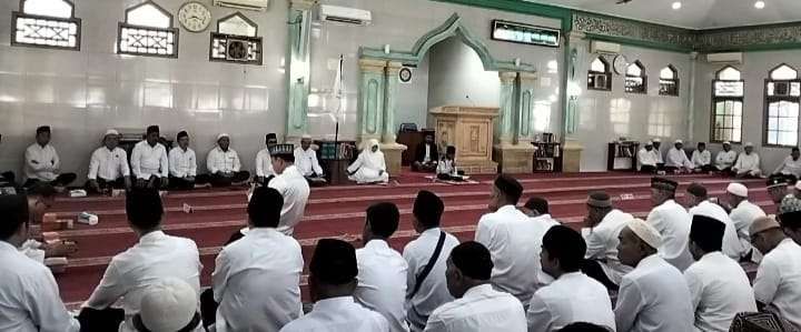Kegiatan Tabliqh Akbar Dalam Rangka Pembukaan Manasik Haji Mandiri Tahun 2025 di Masjid Al Amin, Jalan Lintas Melawi Sintang/Foto: RRI
